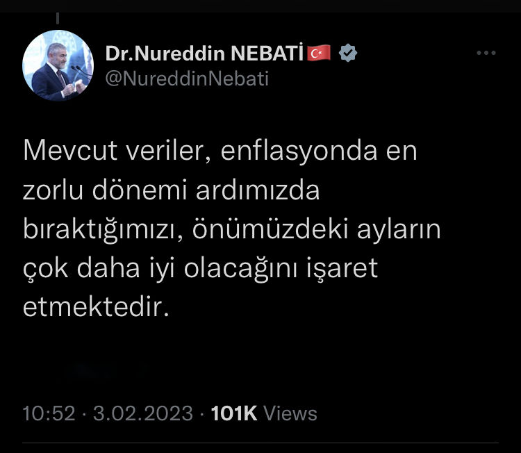 Nebati: Önümüzdeki aylar çok daha iyi olacak