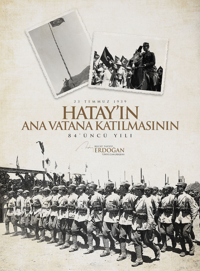 Hatay'ın ana vatana katılması 84 yıldönümü