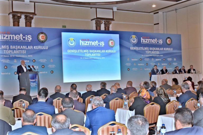 Hak İş Hizmet İş KKTC toplantısı Mahmut Arslan