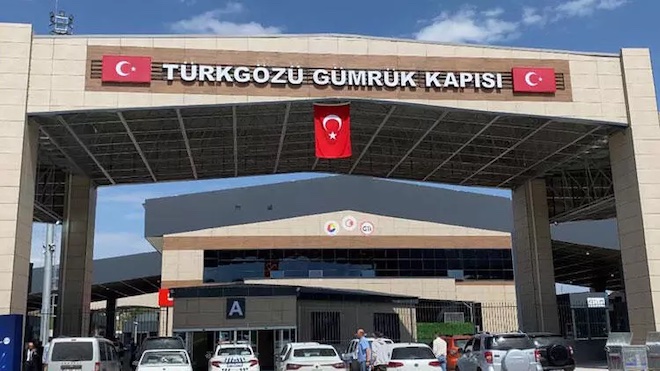 Türközü gümrük kapısı yenilendi