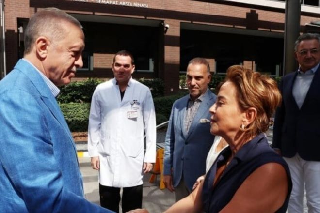 Cumhurbaşkanı Erdoğan Sabancı ailesini ziyaret etti