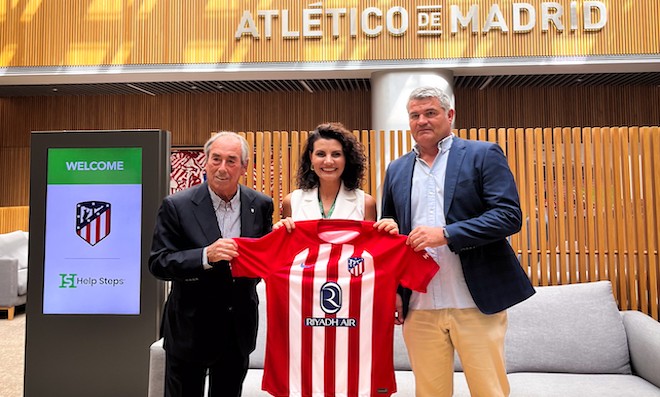 Help Steps, Atletico Madrid ile imza attı