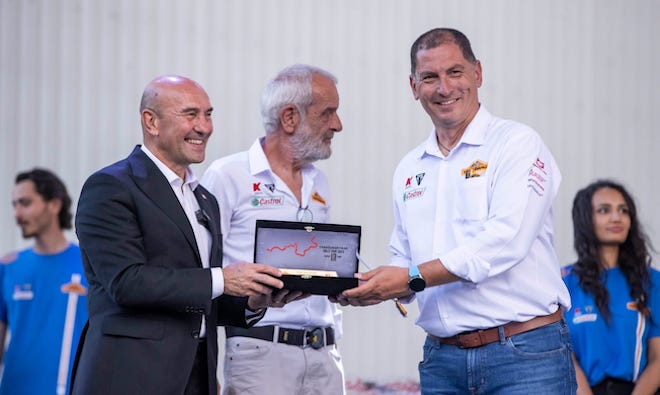 Soyer TransAnatolia Rally Raid ödül törenine katıldı