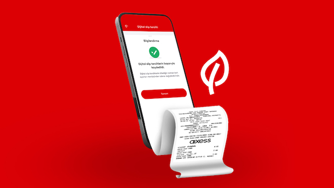 Akbank, çevreye değer katan Dijital Slip uygulamasını başlattı