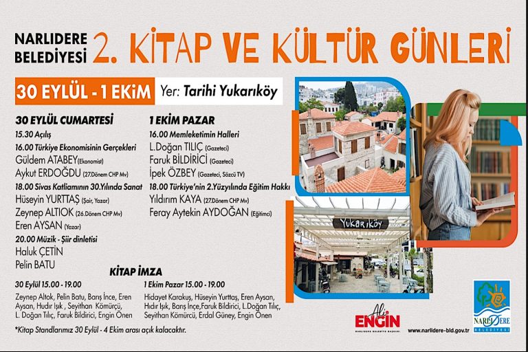 Narlıdere 2.Kitap ve Kültür Günleri için geri sayım