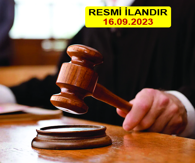 T.C. Tire 2. Asliye Hukuk Mahkemesi (Aile Mahkemesi Sıfatıyla)nden / Başkanlığından İlan