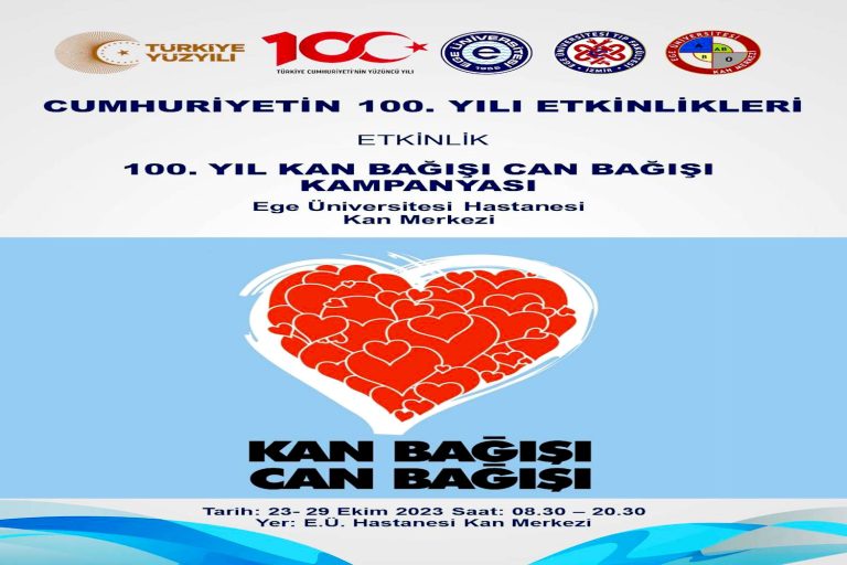 ege üniversitesi kan bağışı kampanyası