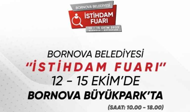 bornova belediyesi istihdam fuarı