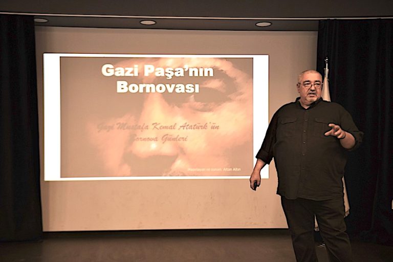 Tarihçi Altan Altın Gazi Paşa’nın Bornovası’nı anlattı