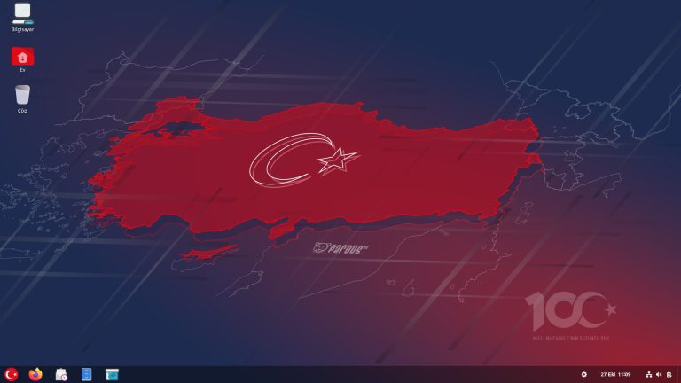 Milli İşletim Sistemi Pardus’tan 100.yıl özel sürümü