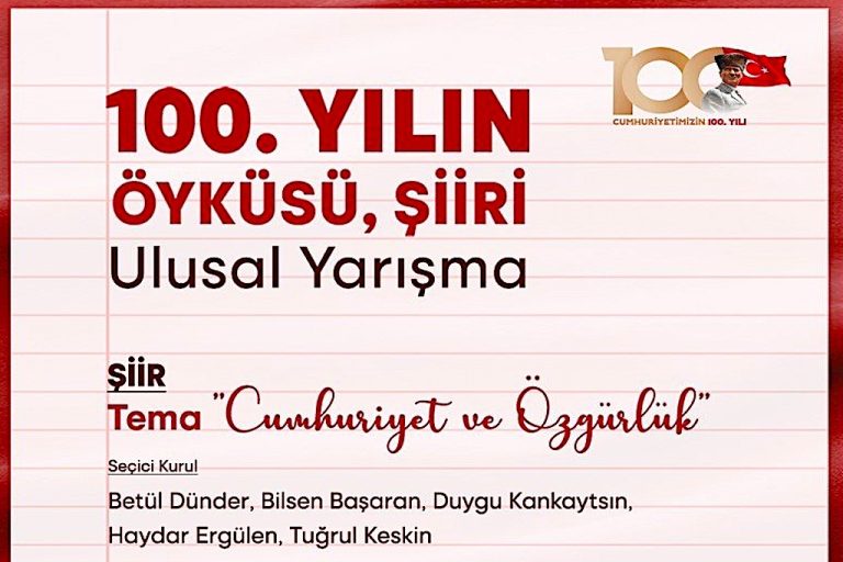 “100. Yılın Öyküsü, Şiiri” yarışmasına başvurular devam ediyor