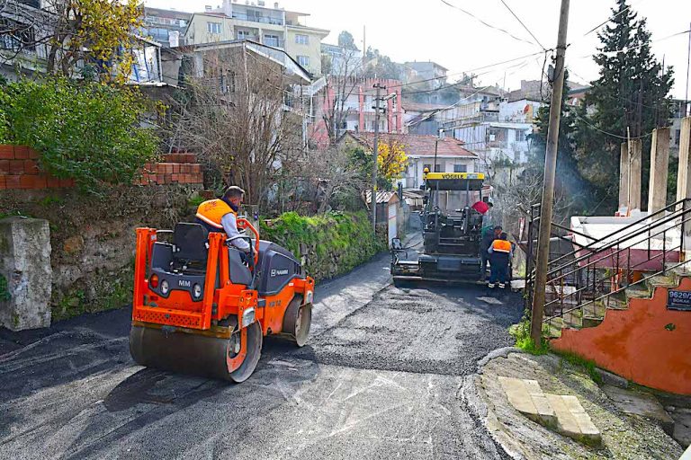 2023’te 20 bin tondan fazla asfalt serildi