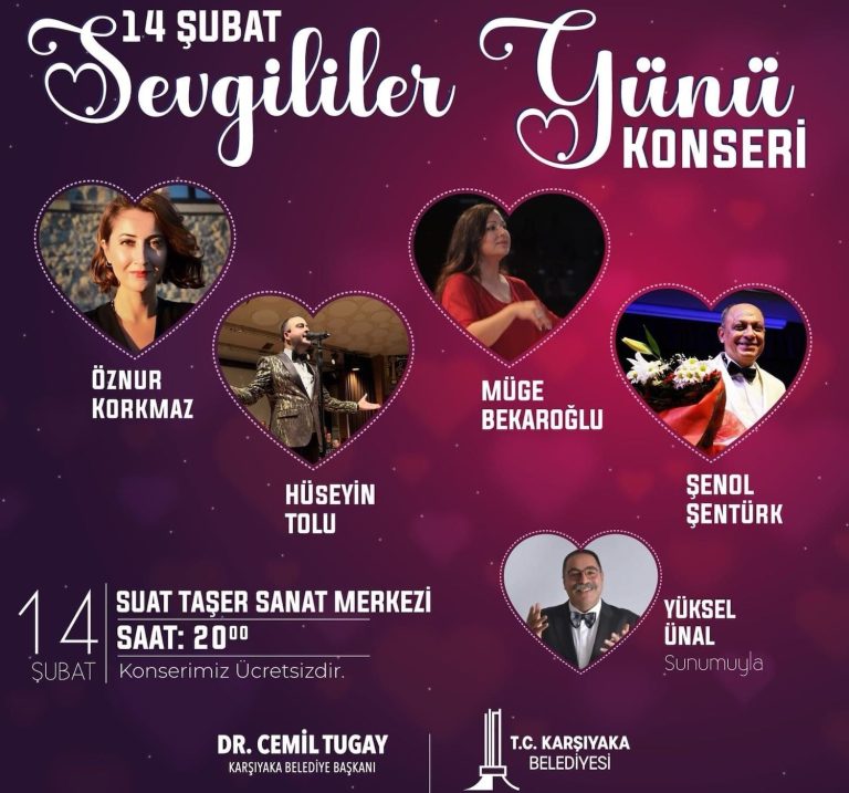 Karşıyaka’da 14 Şubat’ta aşk şarkıları söylenecek