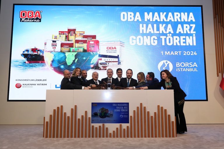Borsa İstanbul’da gong Oba Makarna için çaldı