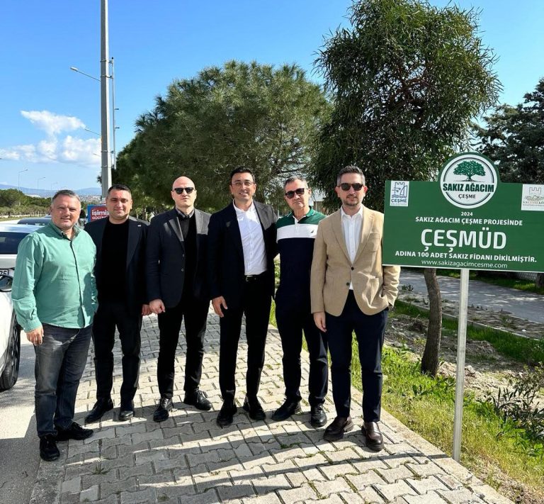 ÇEŞMÜD’den, Çeşme’ye 100 adet sakız ağacı 