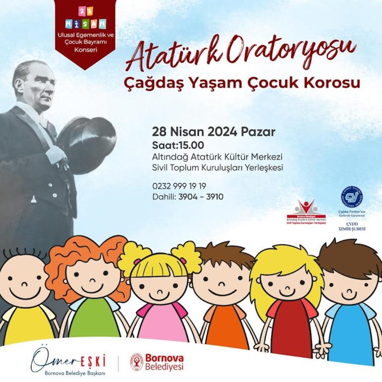 Bornova’da Atatürk’ün hayatı şarkılar ve şiirlerle yankılanacak