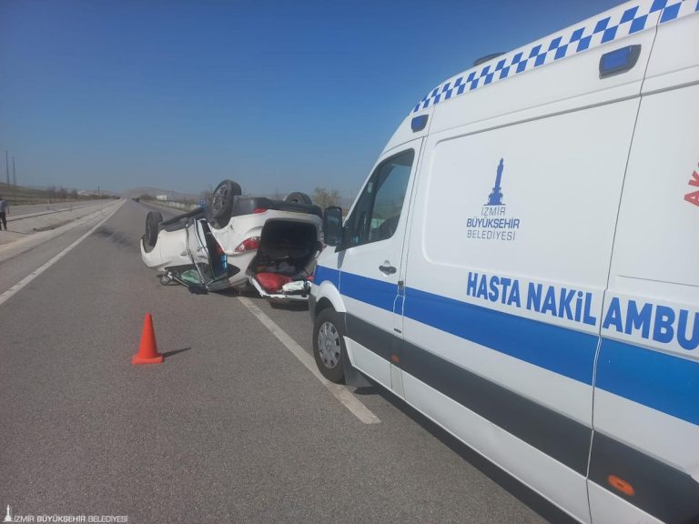 İzmir AKS Ambulans Servisi ekibi Konya’da hayat kurtardı