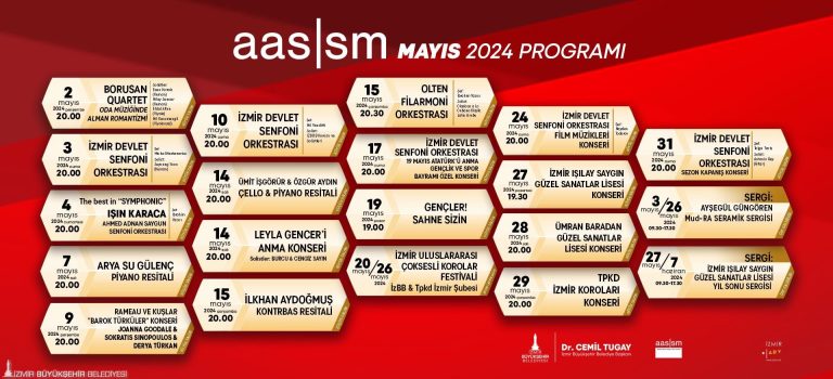 İzmir mayısta sanata doyacak