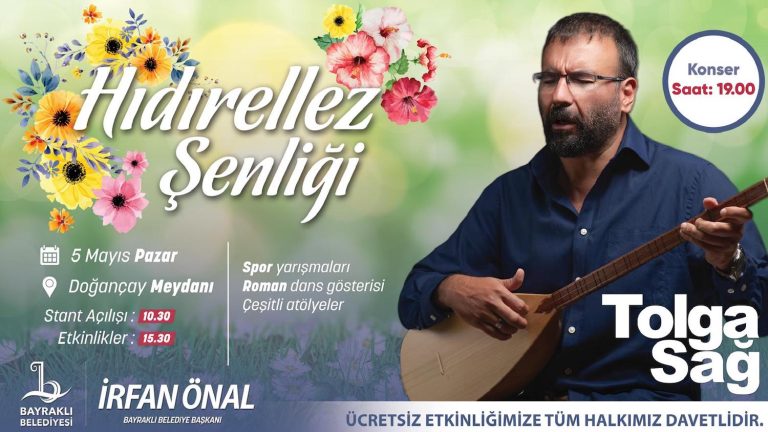 Bayraklı’da ‘Hıdırellez’ şenlikle kutlanacak
