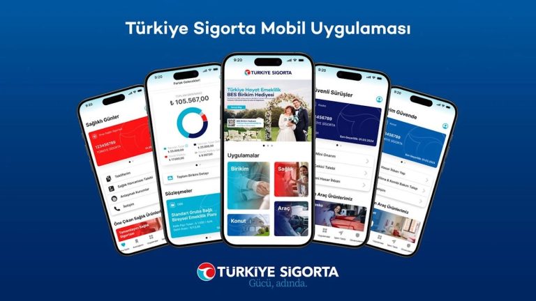 Türkiye Sigorta mobil uygulaması 4,8 milyon kez indirildi