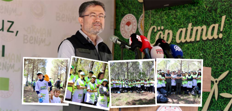 ‘Orman Benim’ kampanyasında 313 ton atık toplandı