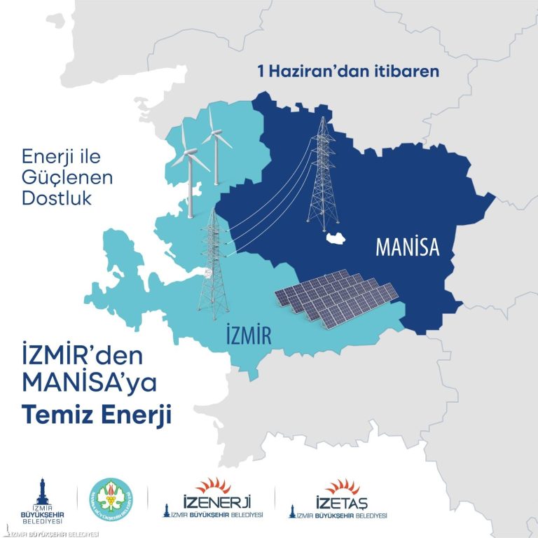 İzmir’den Manisa’ya temiz enerji
