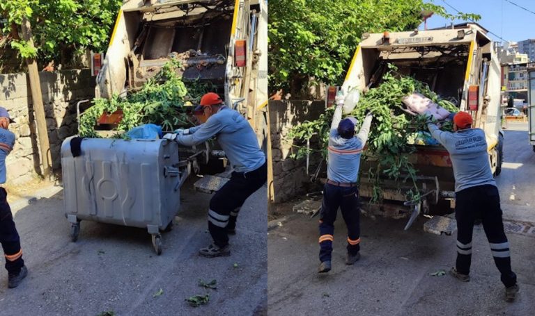 Karabağlar’da bayram boyunca 3 bin 148 ton evsel atık toplandı