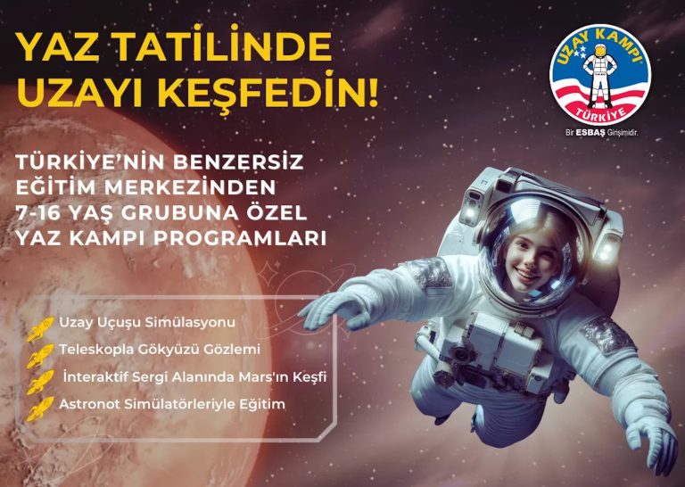 Uzay Kampı, dünya çocuklarını bilim ve eğlence ile buluşturuyor