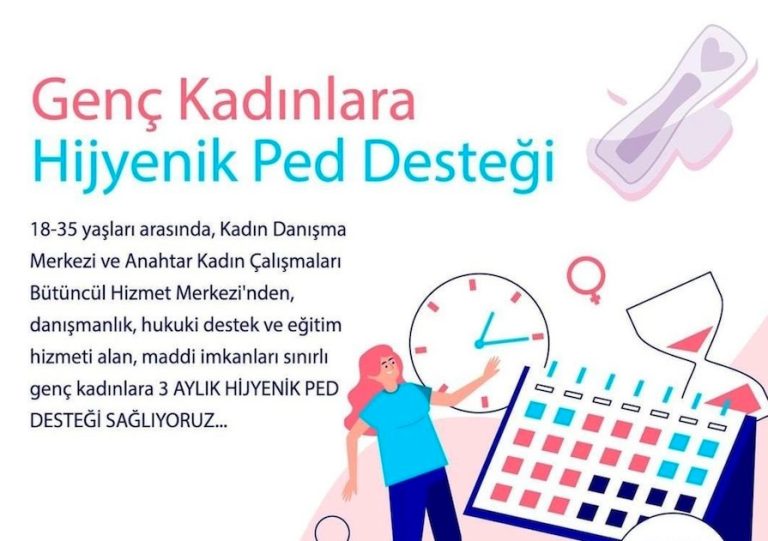 Büyükşehir’den hijyenik ped desteği