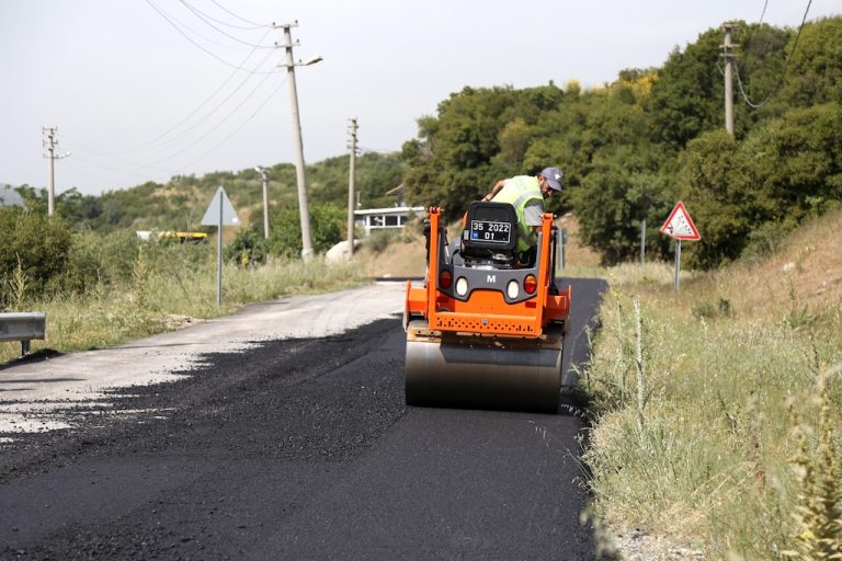 Bornova’da asfalt rekoru