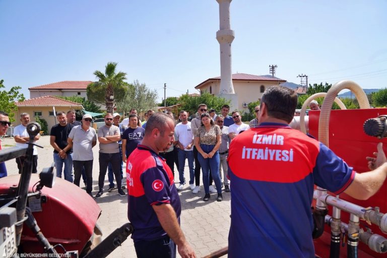 İzmir’in köyleri itfaiye üssü oluyor