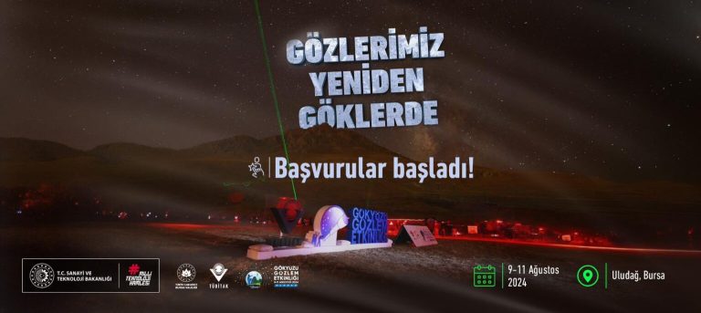 TÜBİTAK Gökyüzü Gözlem Etkinliğine başvurular başladı