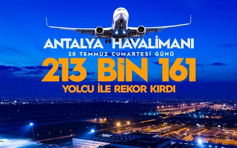 Antalya Havalimanı’nda 2024 yılının rekoru kırıldı