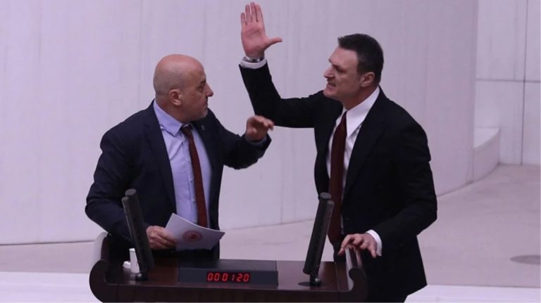TBMM’deki kavga dünya basınında
