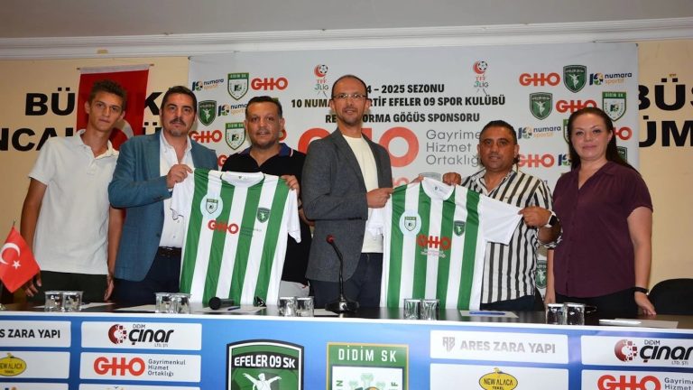 10 Numara Sportif Didim SK’nın sponsoru GHO oldu