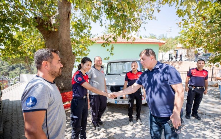 İtfaiye ekipleri Yamanlar Köyü’ne konuşlandırıldı