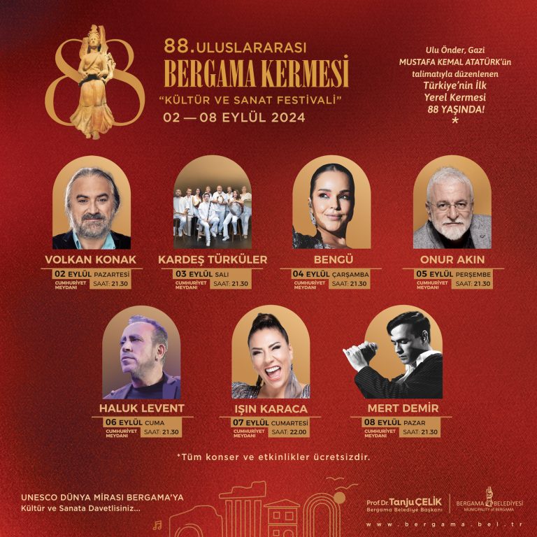 Bergama, 88. Tarihi Kermesi’ne hazır