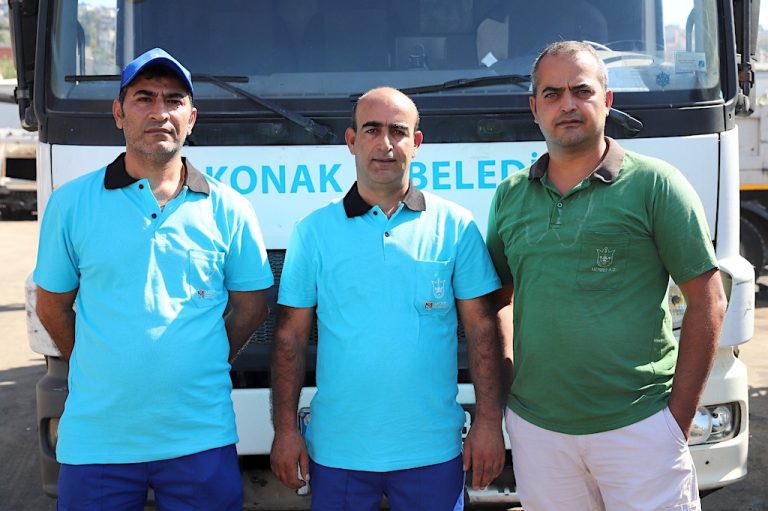 Konak Belediyesi işçileri örnek oldu