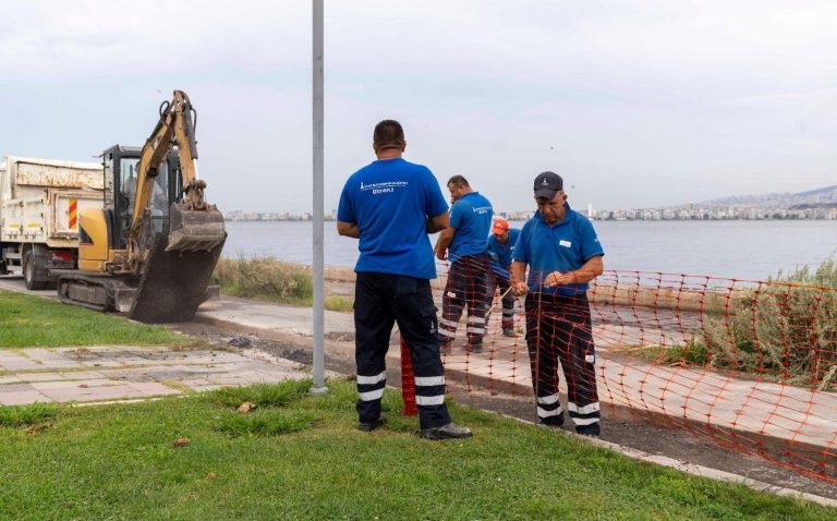 Kordon’da deniz taşkınlarına karşı önlem
