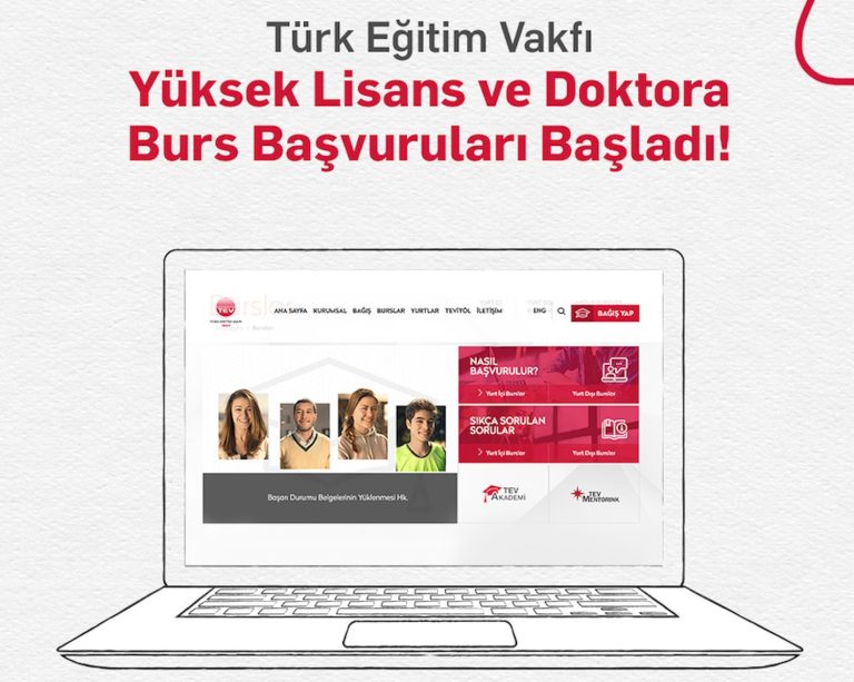 TEV burs başvuruları 18 Ekim’e kadar yapılabilecek
