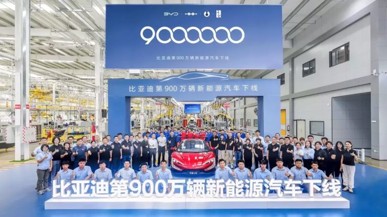 BYD, 9 milyon araç üretti