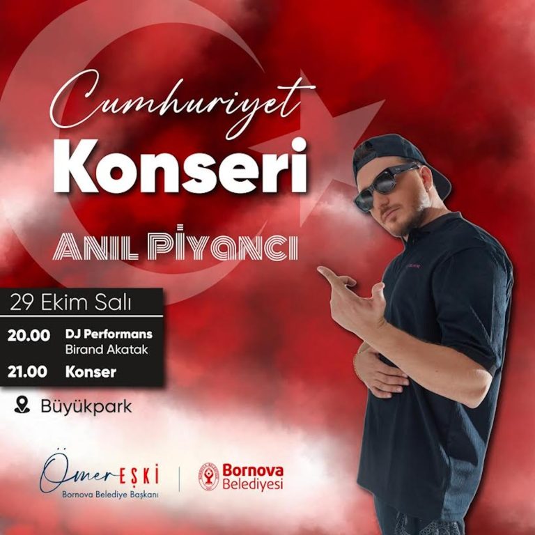 Bornovalılar Cumhuriyet coşkusu Anıl Piyancı ile yaşayacak 