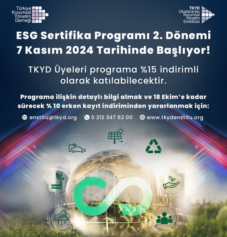 Uzun vadeli büyümenin anahtarı ESG olacak