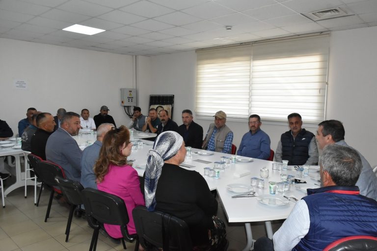 Yangın mağduru üreticilere destek