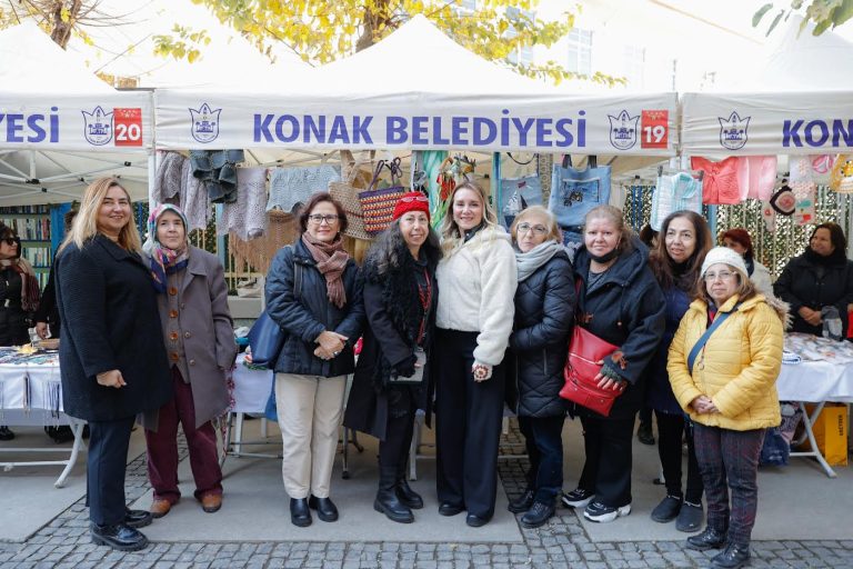 Konak’ın yılbaşı kermesinde kadın emeği vurgusu