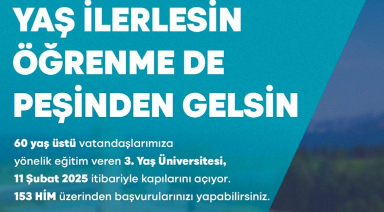İzBB’den 60 yaş ve üstüne ‘3. Yaş Üniversitesi’ 