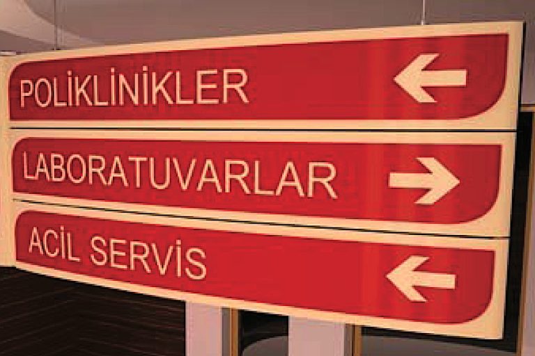 Muş İl Sağlık Müdürlüğü yönlendirme tabelası satın alacak