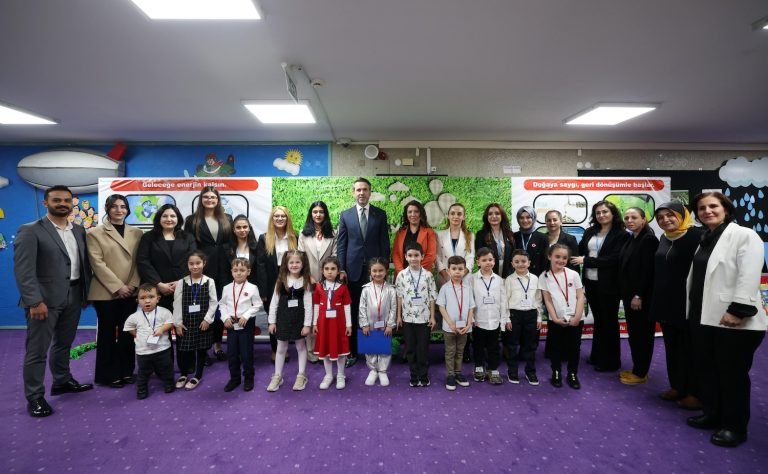 Enerji Bakanlığı kreşinde miniklerden sıfır atık farkındalığı