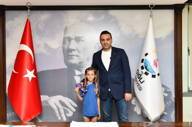 Çiğli’nin Fırtınası Başkan’ı ziyaret etti