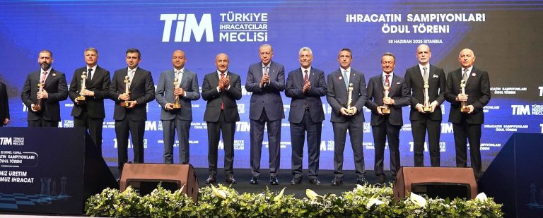 İhracatın şampiyonlarına ödül